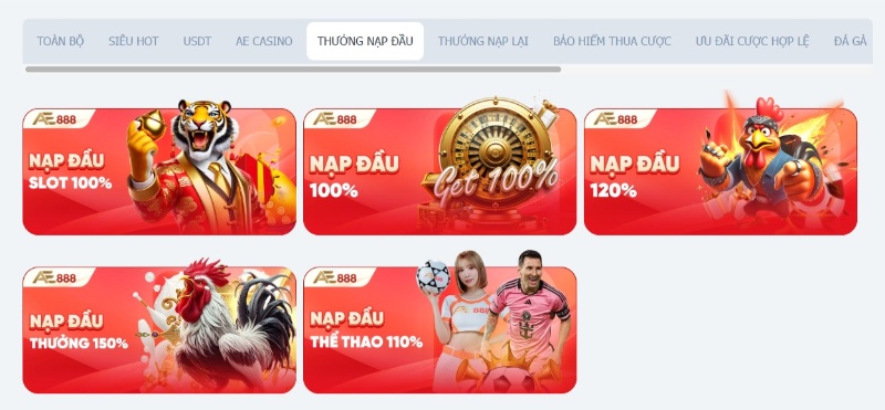 Khuyến mãi Ae888