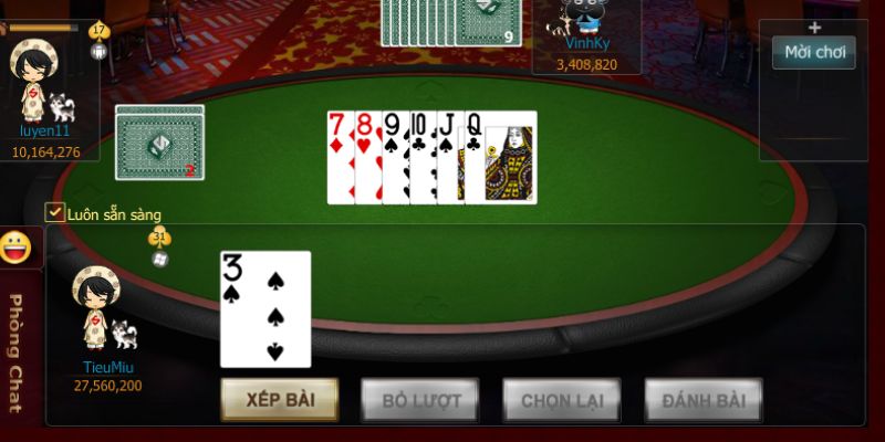 Trải nghiệm game bài Mậu Binh tại Ae888