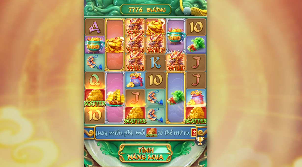 Nổ hũ Kỳ Lân Mách Nước sở hữu hệ thống biểu tượng đa dạng