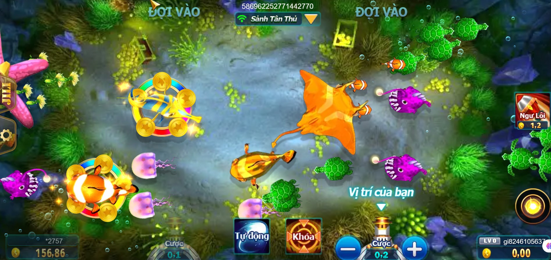 Bắn cá vui vẻ Ae888 2 Giao diện Bắn cá vui vẻ